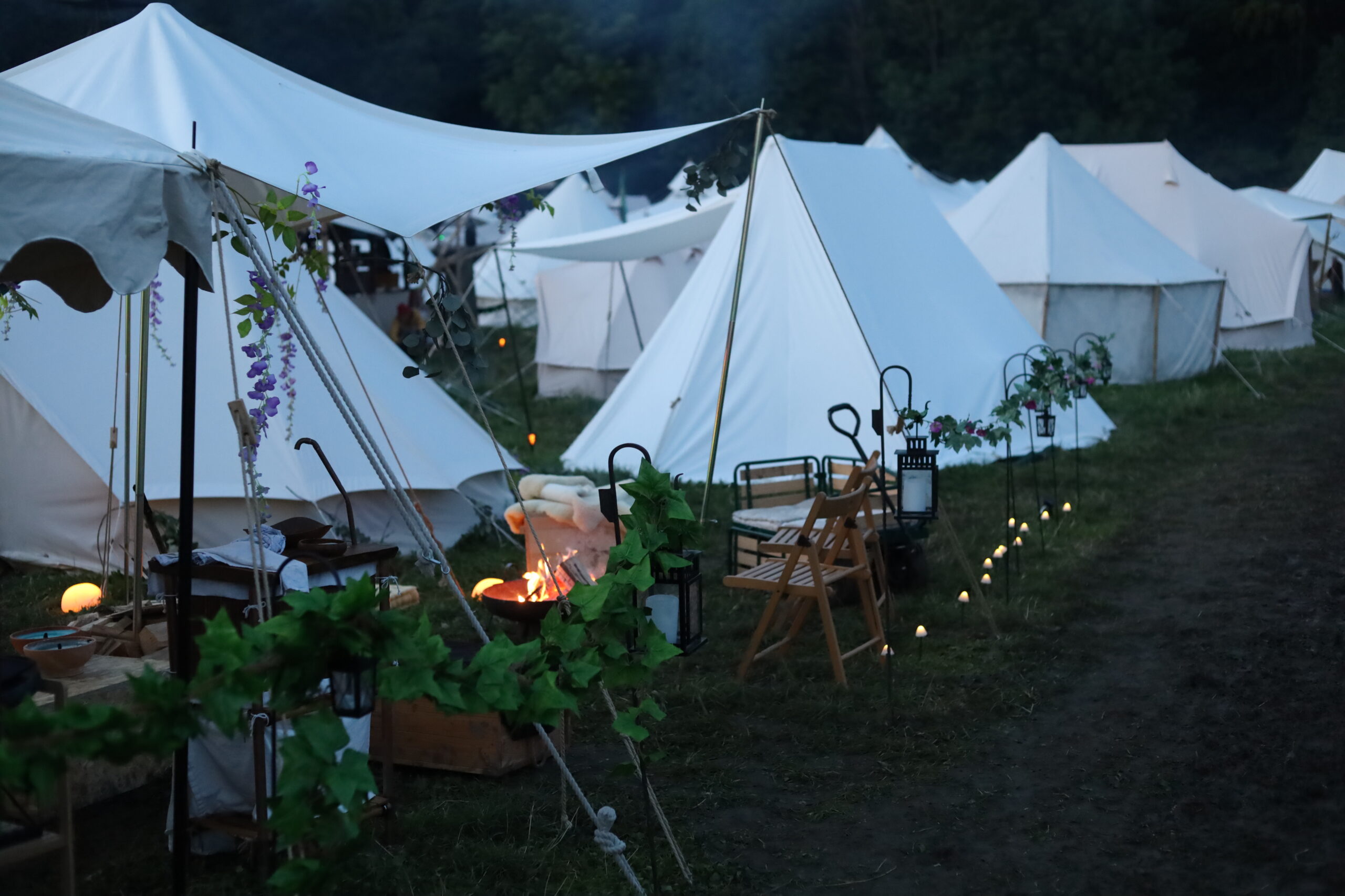 Mottohochzeit
Mittelalterliche Zelte